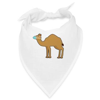 Kamel - Bandana - Weiß - Vorne