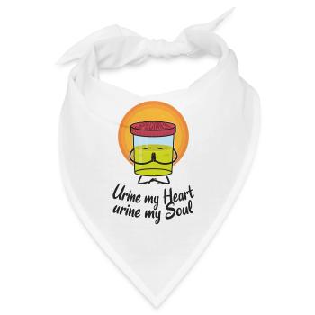 Urin Liebe Lustig Lustiger Doktor Geschenk - Bandana - Weiß - Vorne