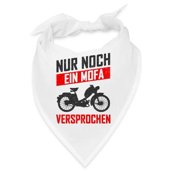 Mofa Moped - Bandana - Weiß - Vorne
