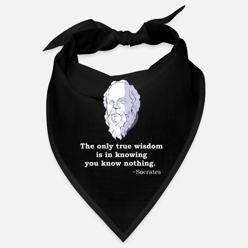 Socrate cite la philosophie du philosophe antique disant Bandana