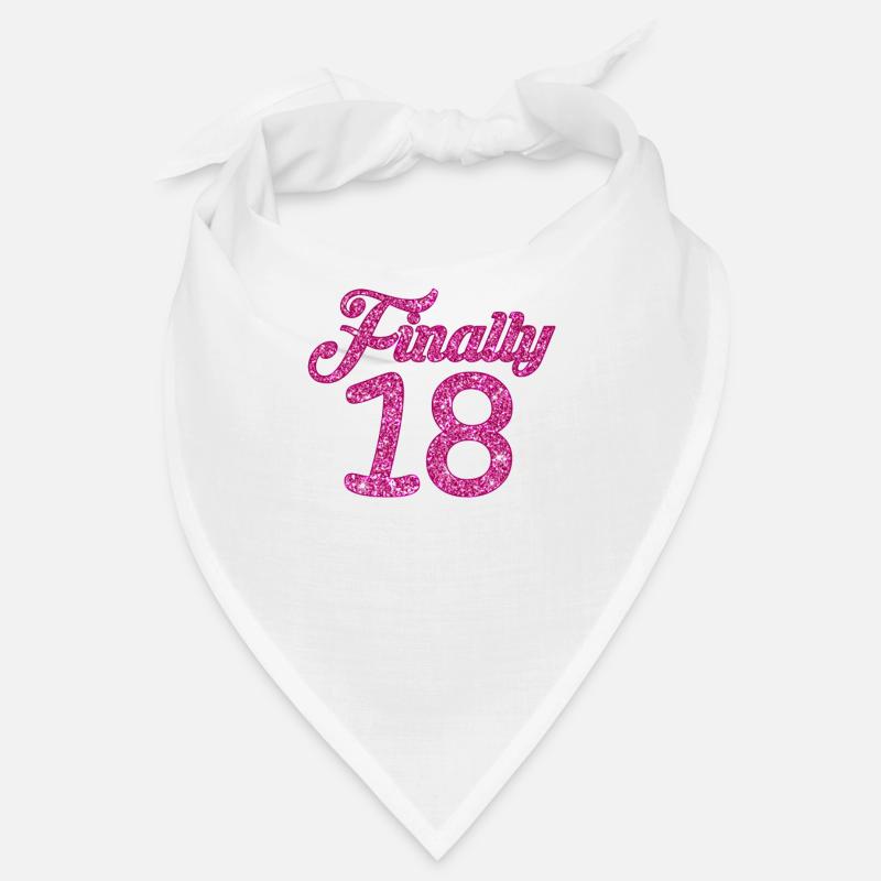 18 Geburtstag 18 Jahre Geburtstagsparty Geschenk Bandana