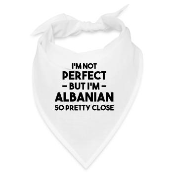 Der perfekte Albaner! - Bandana - Weiß - Vorne