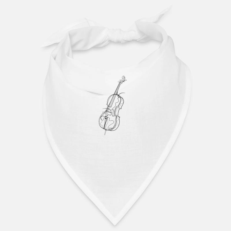 Cello - one line drawing Bandana