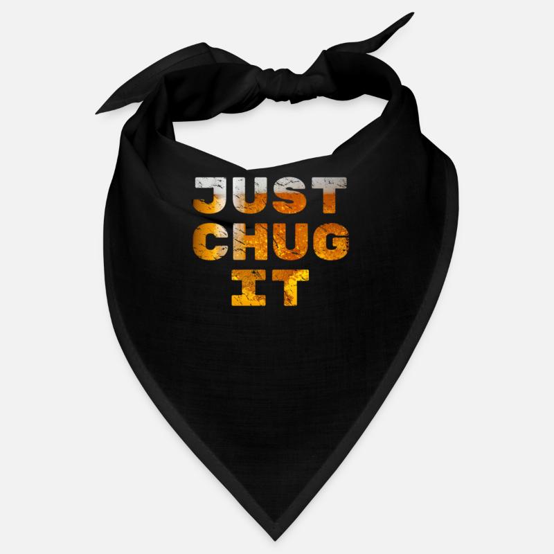 Tuckern Sie es einfach Bier Hintergrund Design Bandana