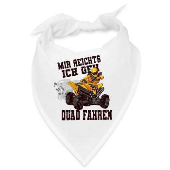Quad - Bandana - Weiß - Vorne