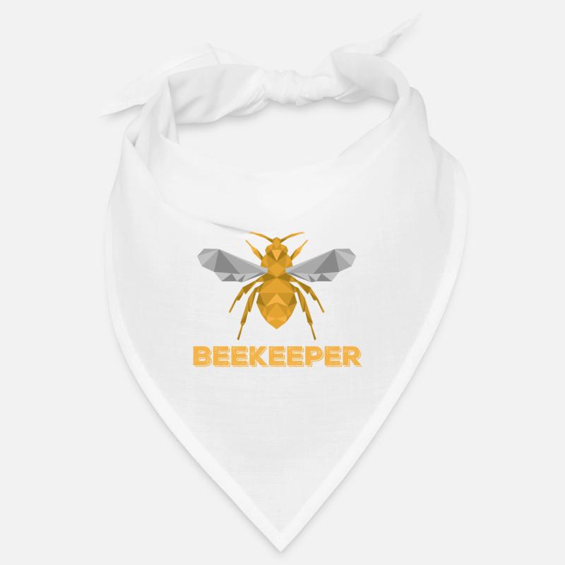 Beekeeper beekeeping gift - Bandana - white