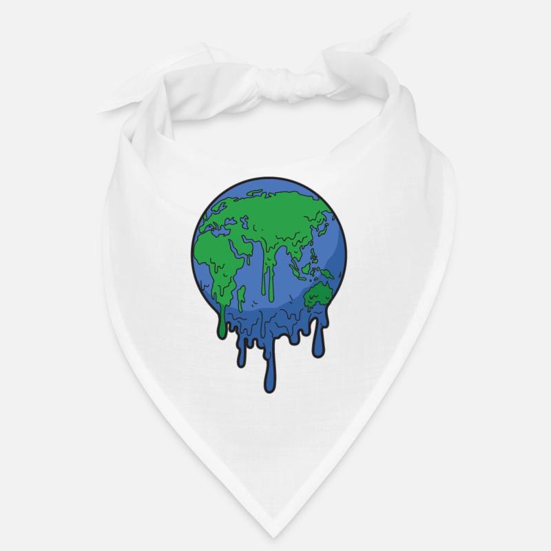 Global warming earth warming melting earth Bandana