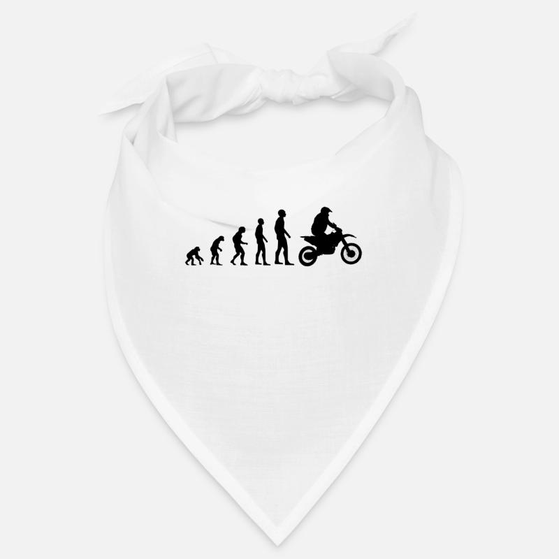 Motocross Evolution des Menschen Motorrad Bandana