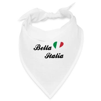 Bella Italia Italienisches Lebensgefühl - Bandana - Weiß - Vorne