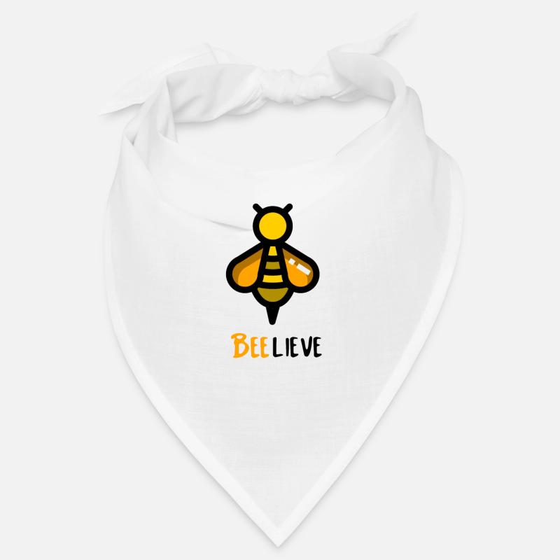 Beelieve Glaube an dich Bienen-Design Bandana