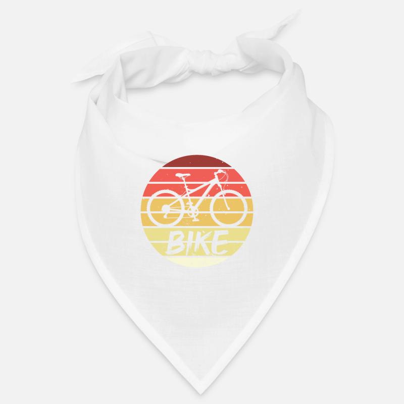Faire du vélo - Bandana - blanc