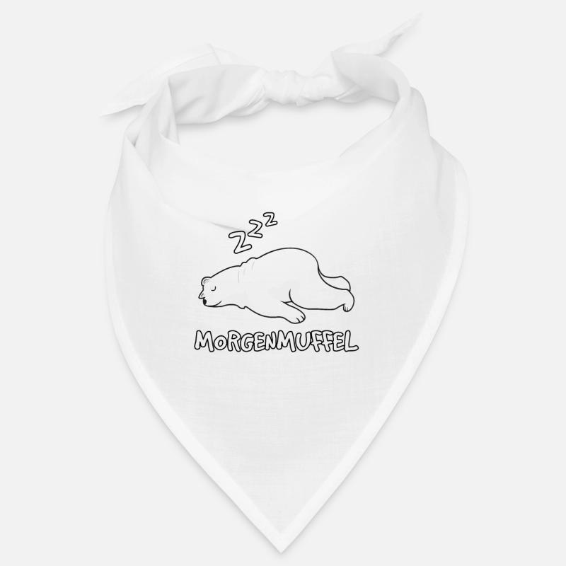 Morgenmuffel Langschläfer Schlafmütze Geschenk Bandana