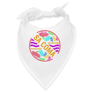 Sa Coma Mallorca Spanien Balearen Urlaub - Bandana - Weiß - Vorne