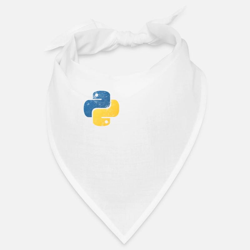 Funny Python Programmer Programming Distressed Bandana