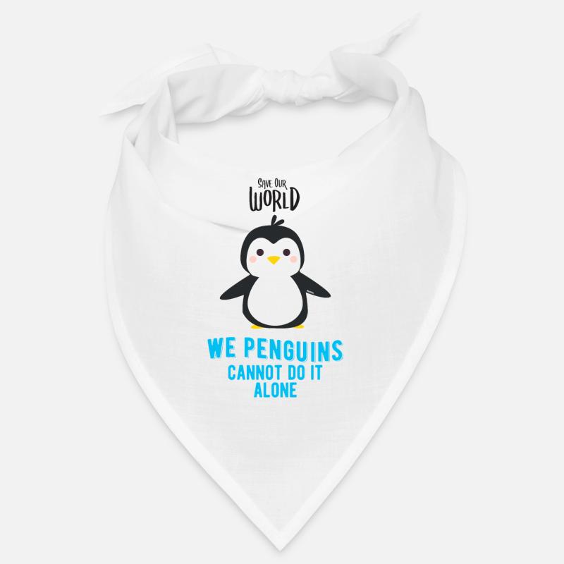 Pinguin - Bandana - Weiß
