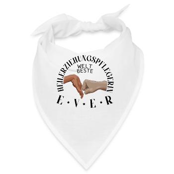 Weltbester Heilerziehungspfleger Pfleger HEP - Bandana - Weiß - Vorne