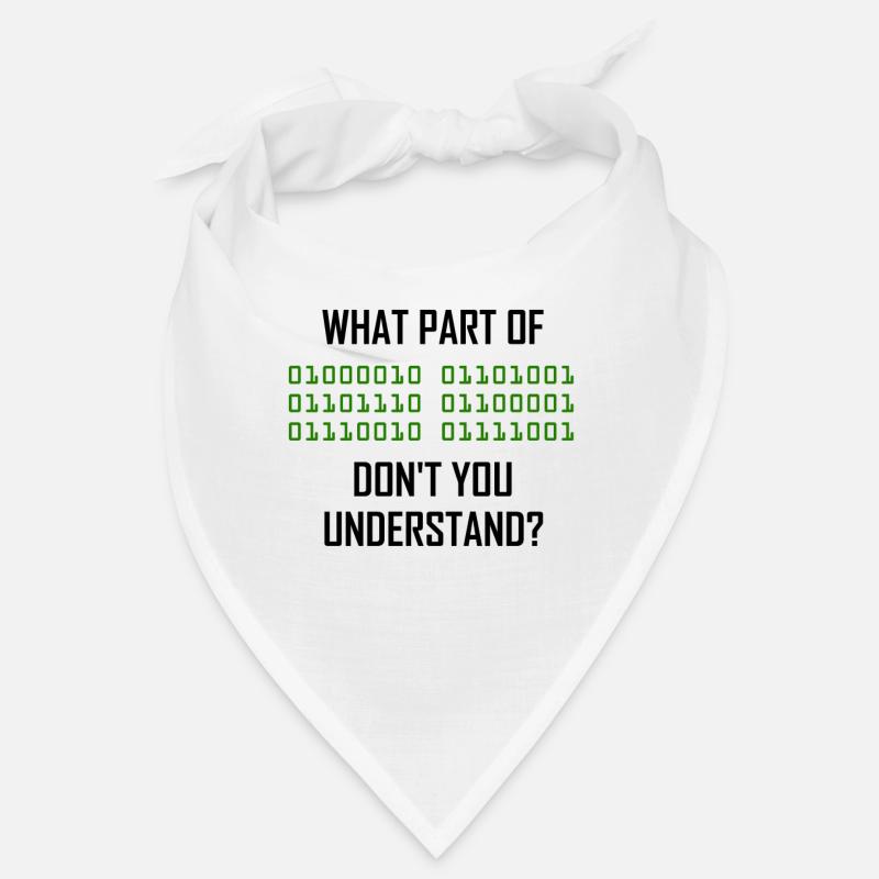 Binary system programmer computer science nerd Bandana