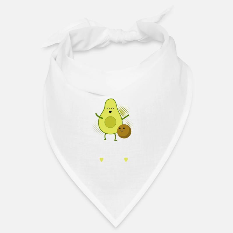 Avocat - Bandana - blanc