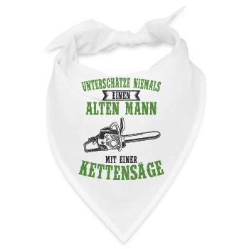 Holzfäller - Bandana - Weiß - Vorne