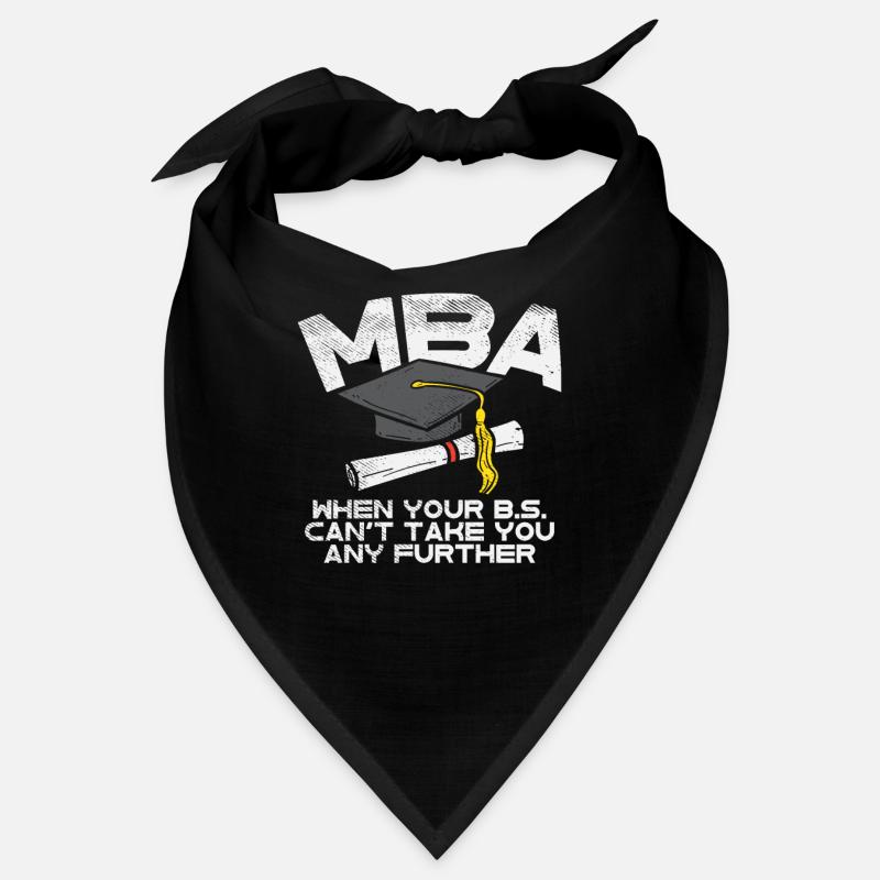 MBA Master Studium Absolvent Geschenk Bandana