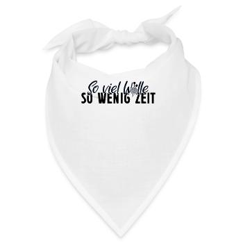 Stricken - Bandana - Weiß - Vorne