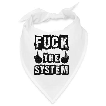 Anarchie Anarchismus Anarchist Spruch - Bandana - Weiß - Vorne