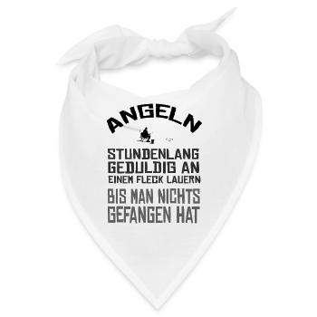 Angler Angel Design Für Angler - Bandana - Weiß - Vorne