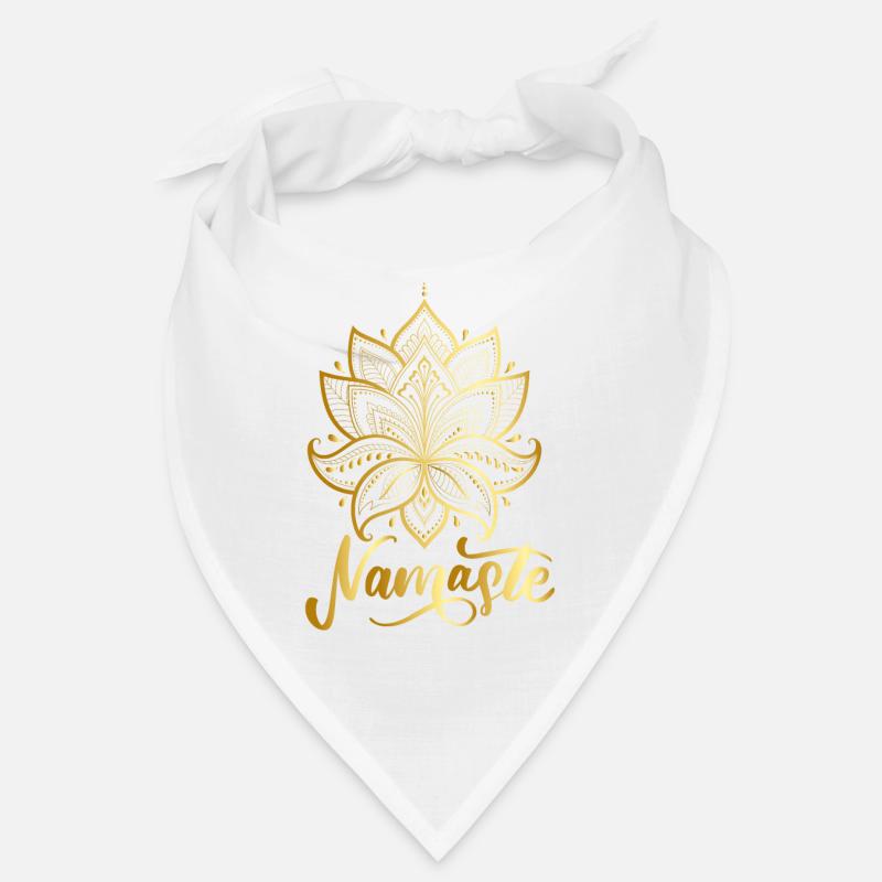 Namaste celestial flower - Bandana - blanc
