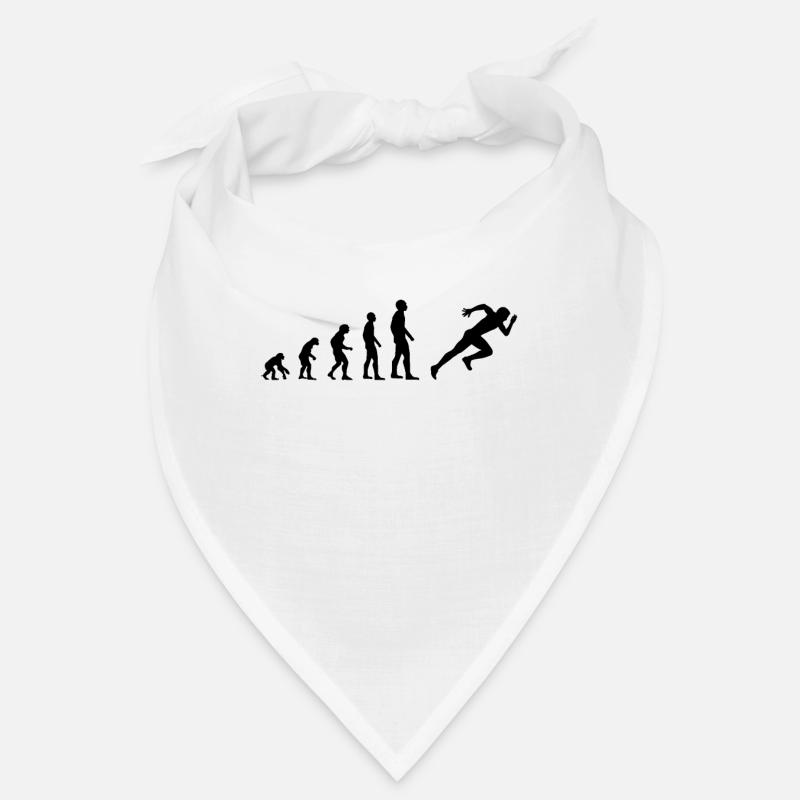 Running human evolution runner sprint Bandana