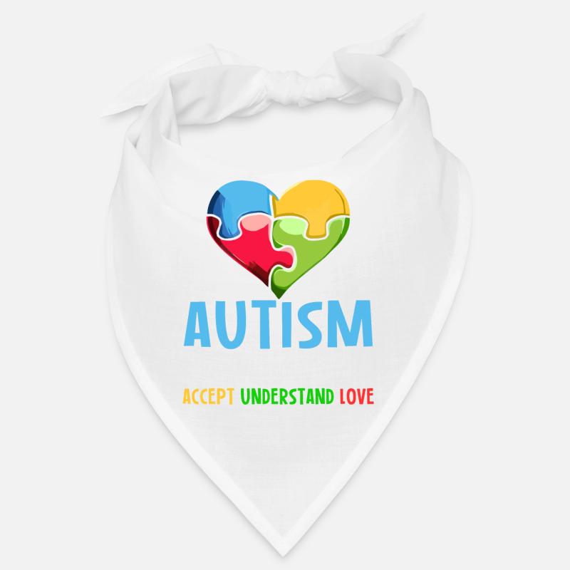 Sensibilisation à l'autisme Accepter comprendre l'amour Bandana