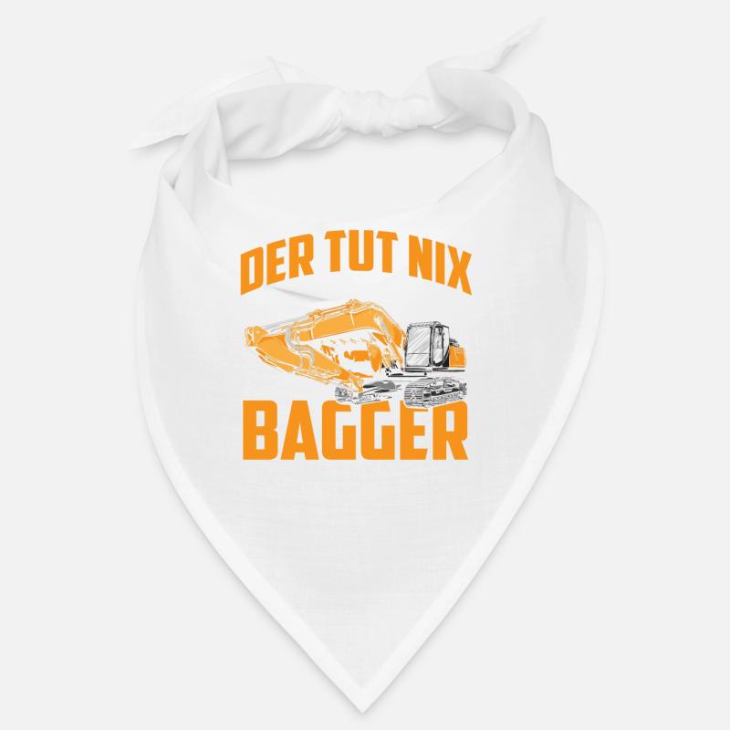 Baggerfahrer Baumaschine Bandana