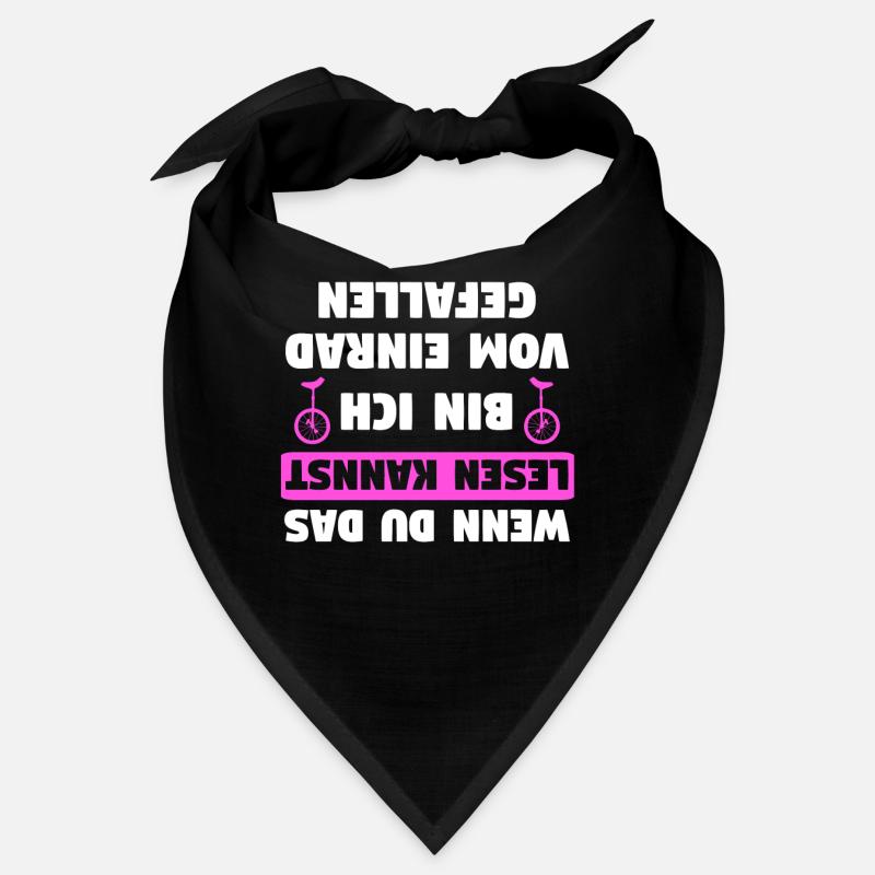 Einrad Einräder Einradfahrer Unicycle Geschenk Bandana