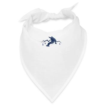 Snowboard Snowboarder Snowboarden Snowboarding - Bandana - Weiß - Vorne