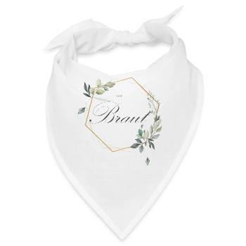 Die Braut - Boho Hochzeit JGA Heirat - Bandana - Weiß - Vorne