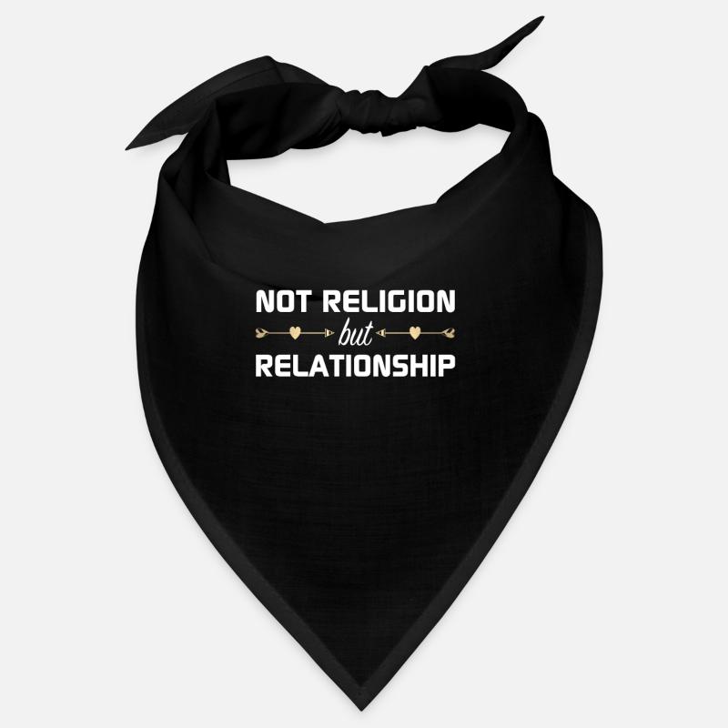 Christian Design - Not Religion but Relationship Bandana