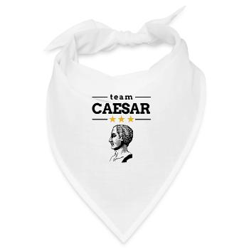 Team Gaius Julius Cäsar - Bandana - Weiß - Vorne