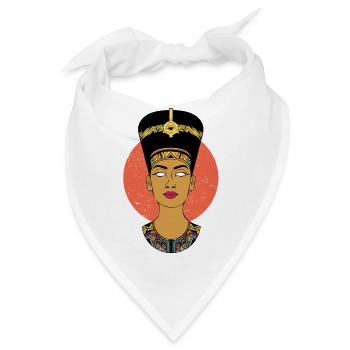 Illuminati Nofretete - Sonnengott - Bandana - Weiß - Vorne