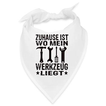 Handwerker - Bandana - Weiß - Vorne