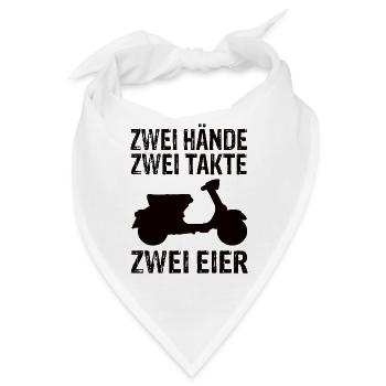 Mofa - Bandana - Weiß - Vorne