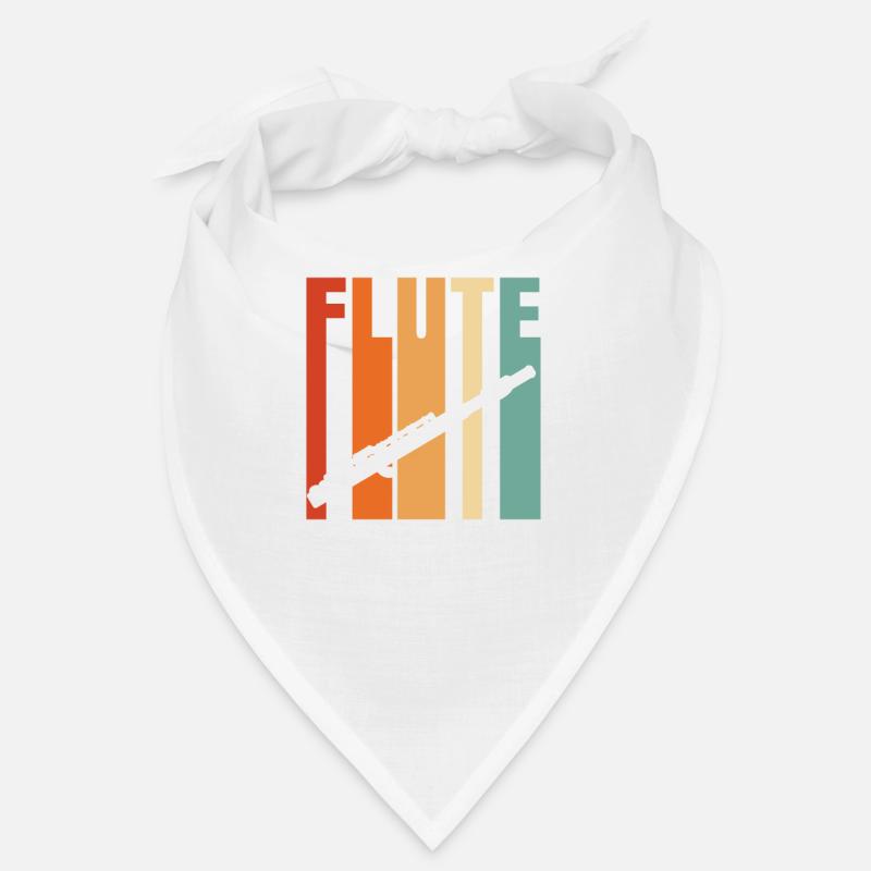flûte - Bandana - blanc