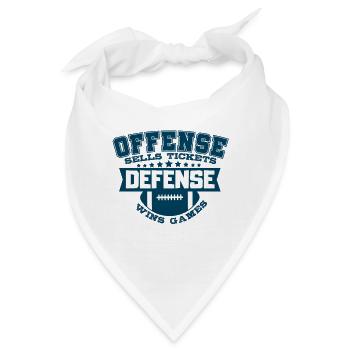 American Football - Bandana - Weiß - Vorne