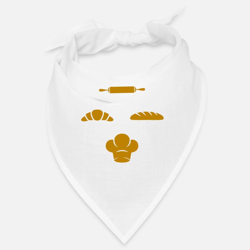 Backen Bäcker Bäckerei Geschenk Bandana