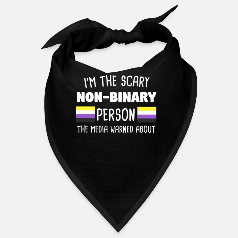 Non Binary Nicht-Gender Nicht-Binär Flag Geschenk Bandana