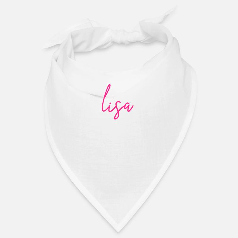 Nom de Lisa - Bandana - blanc