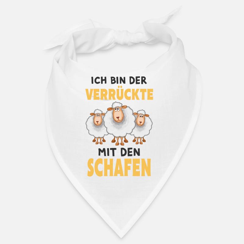 Schaf - Bandana - Weiß