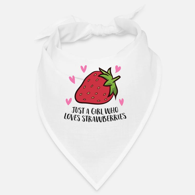 Nur Ein Mädchen Das Erdbeeren Liebt Cooles Bandana