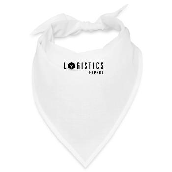 Logistik Beruf Spedition Logistiker Geschenk - Bandana - Weiß - Vorne