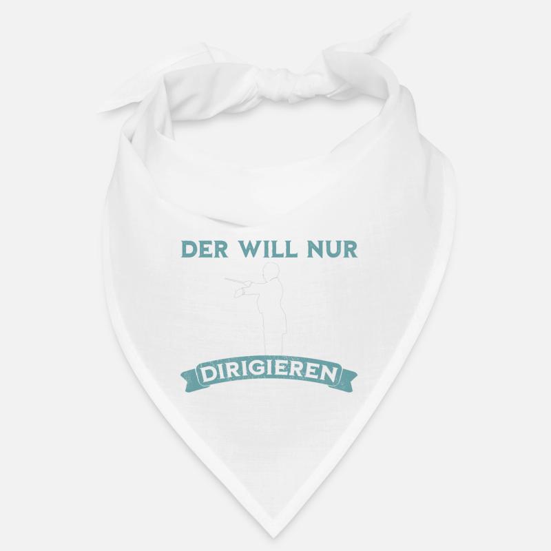 Der tut nix - Dirigent lustiger Spruch Bandana