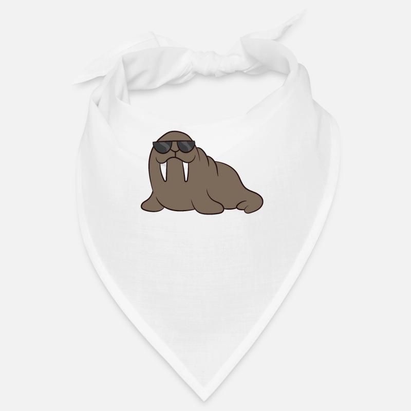 Drôle d’équipe Walrus Walrus Squad - Bandana - blanc