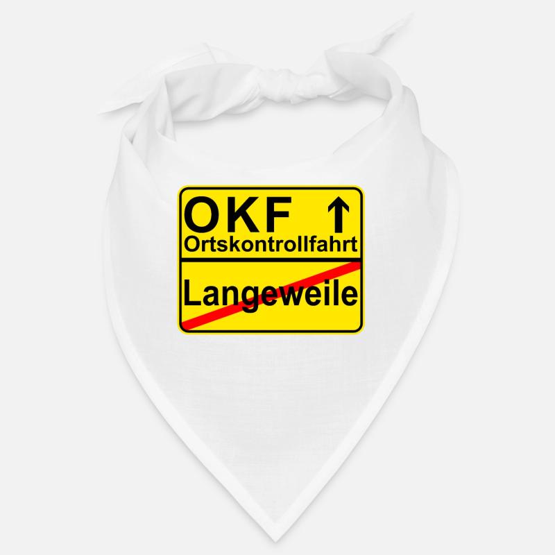 OKF Ortskontrollfahrt Ort Schild Bandana